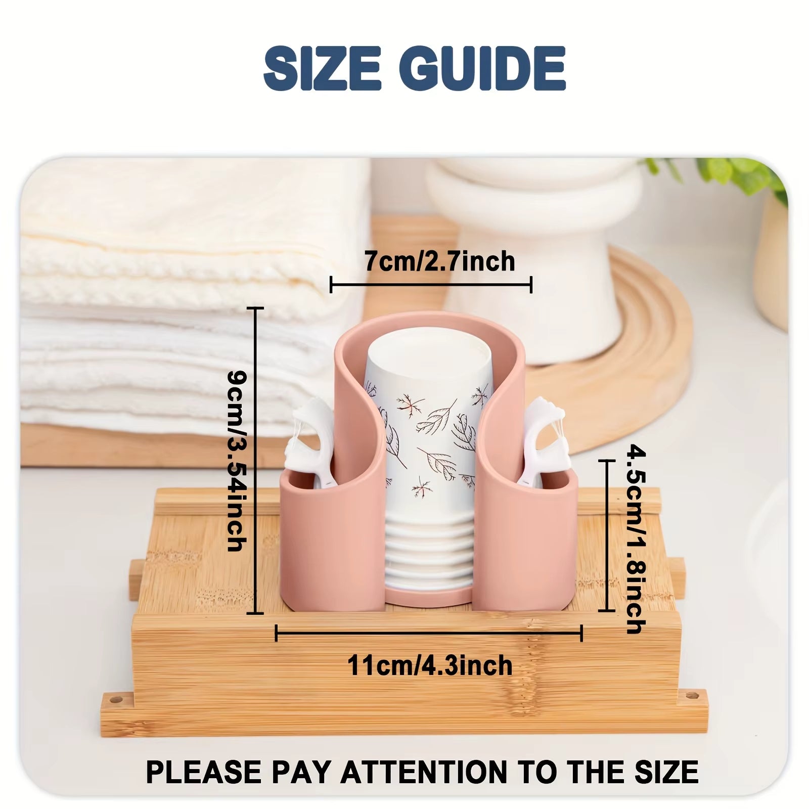 Cotton Pad QTips Holder