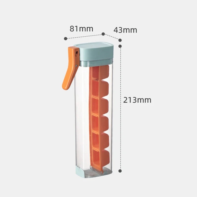 One-Hand Press Ice Cube Tray