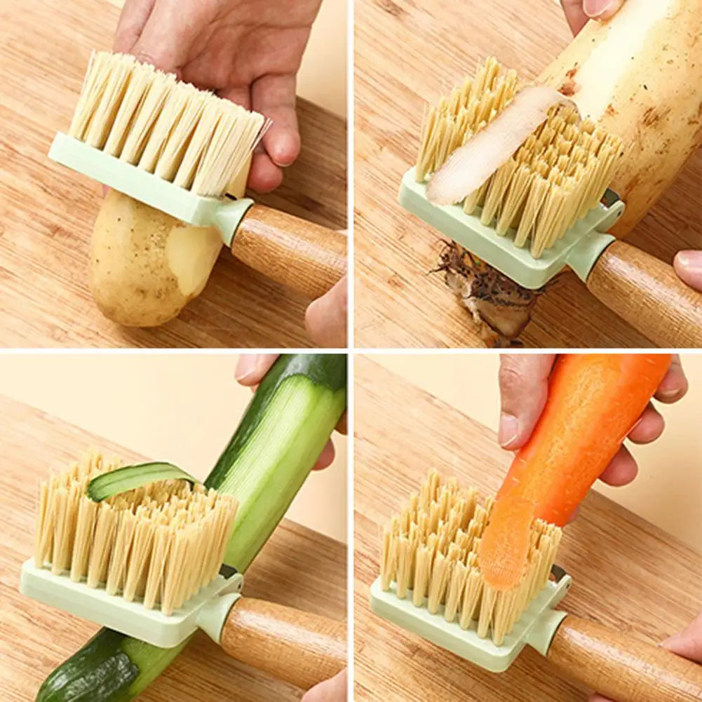 Multifunctional Fruit Vegetable Cleaning Brush