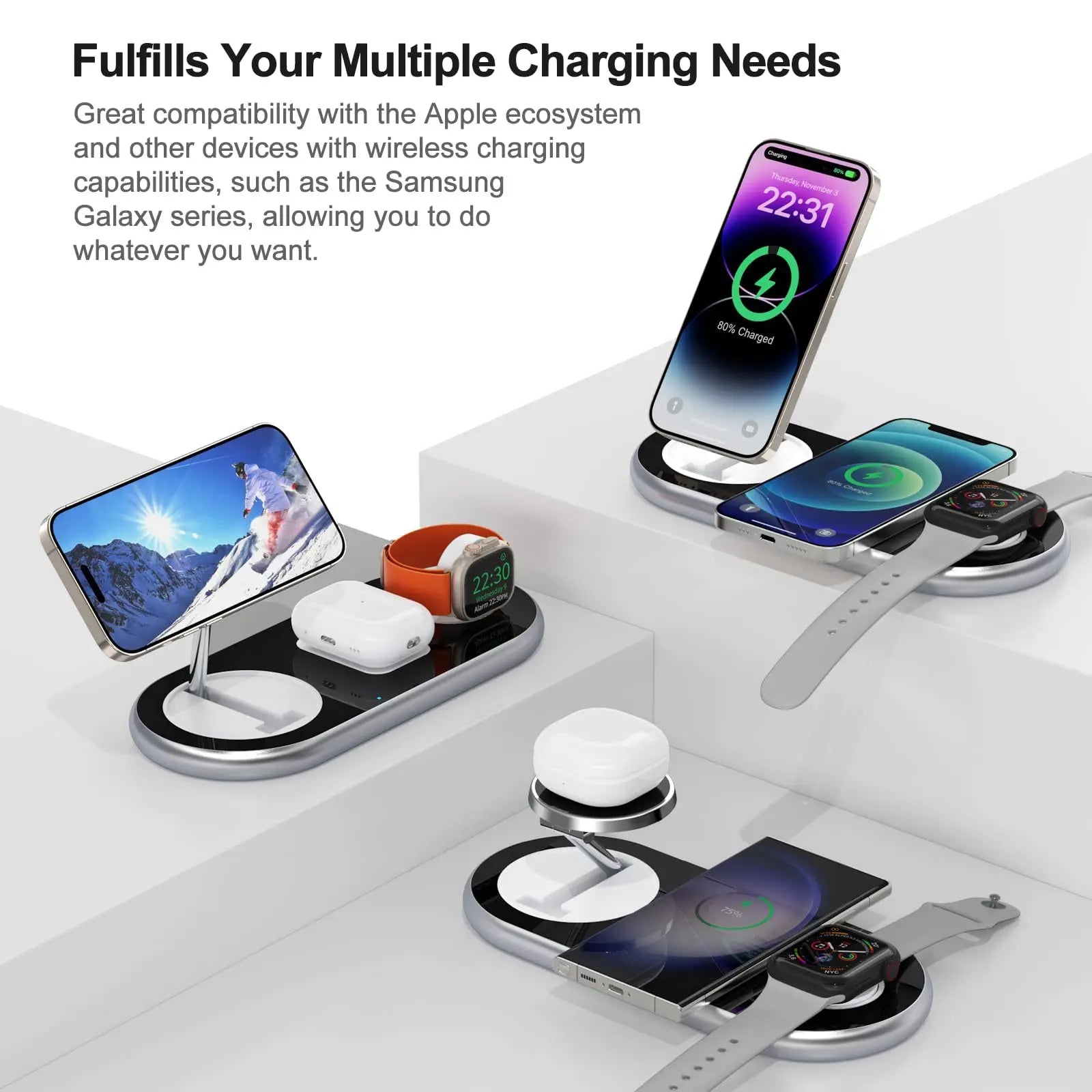 MagSafe 3-In-1 Wireless Charger