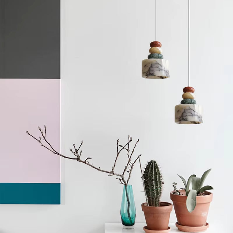 Stone LED Pendant Light