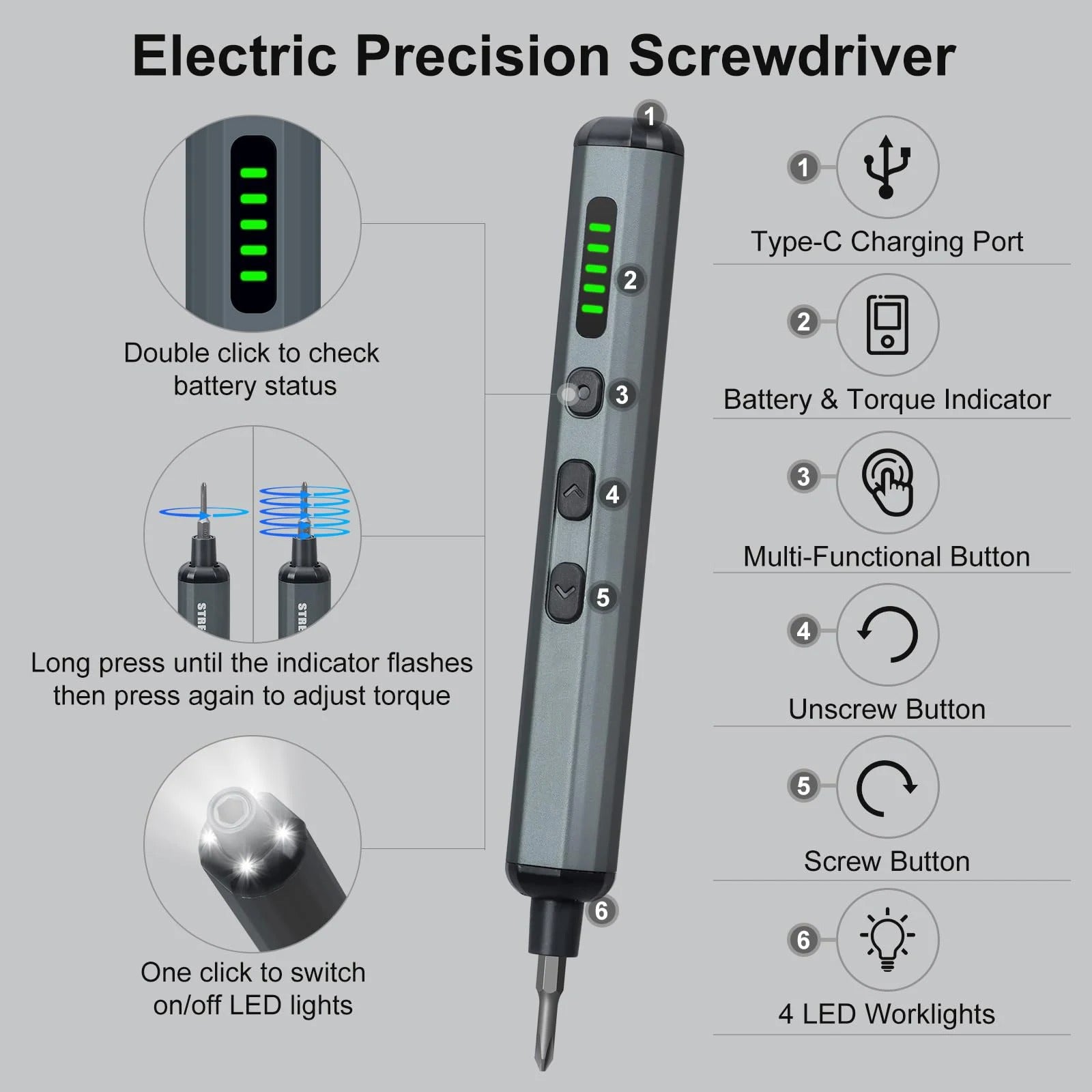 68 in 1 Electric Screwdriver Set