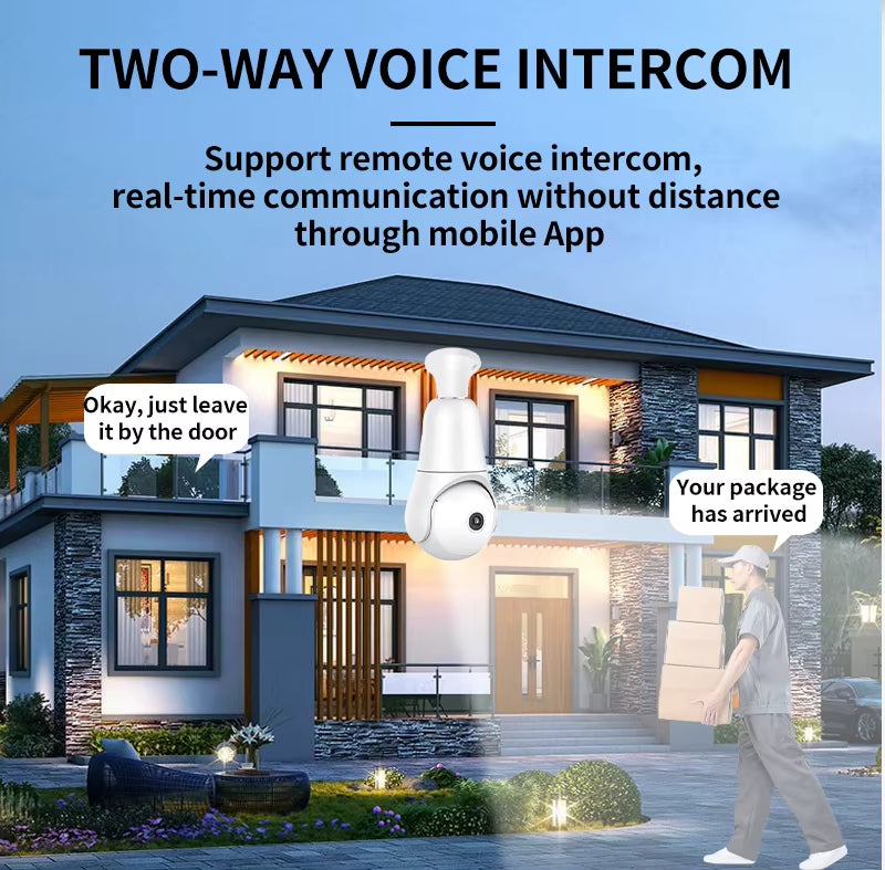 E27 Bulb Wireless Security Camera
