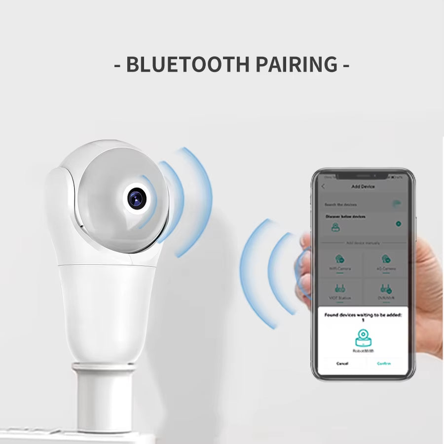 E27 Bulb Wireless Security Camera