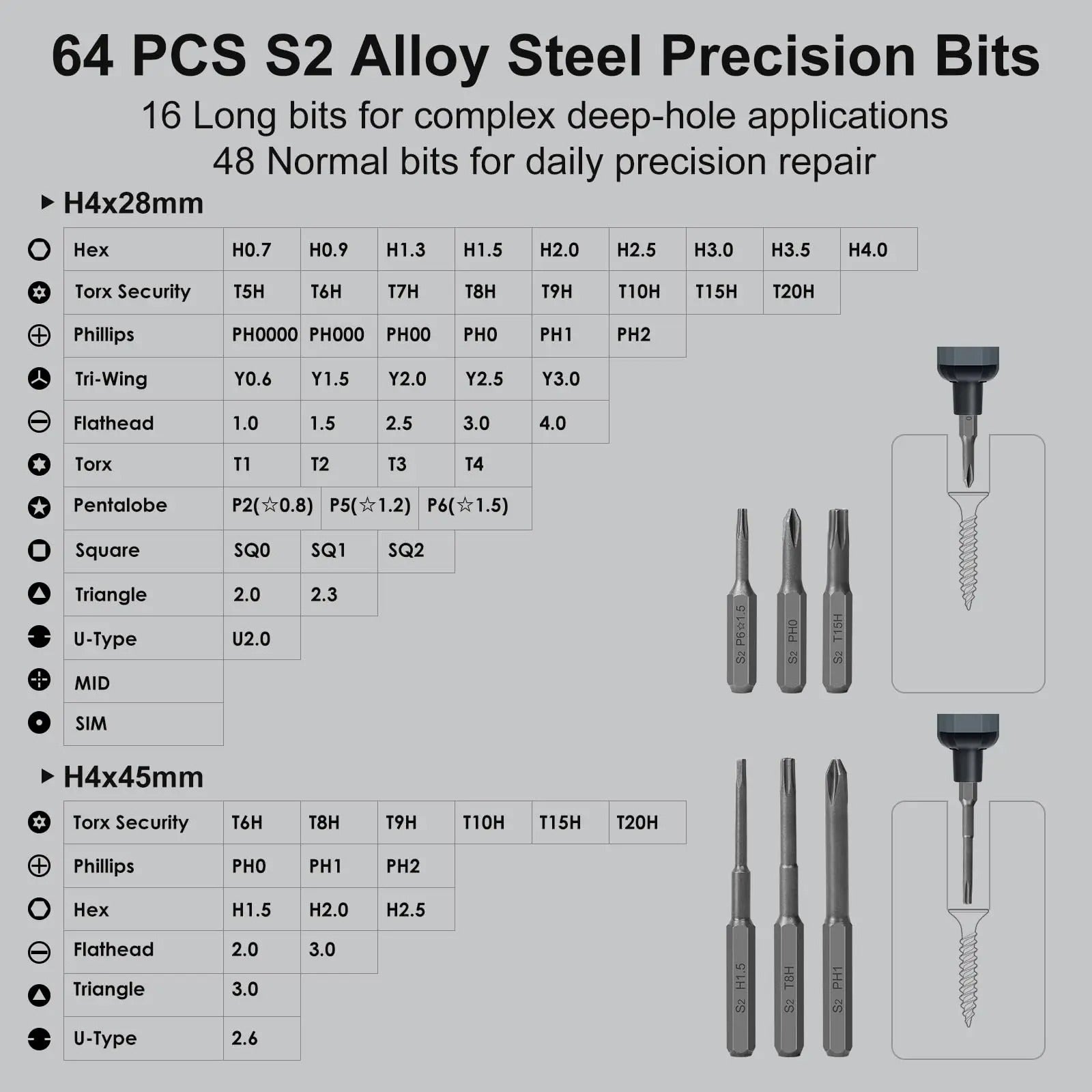 68 in 1 Electric Screwdriver Set