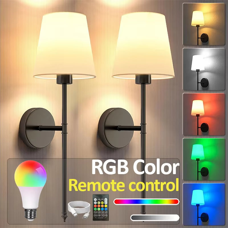 LED RGB Recharge Wall Lamp